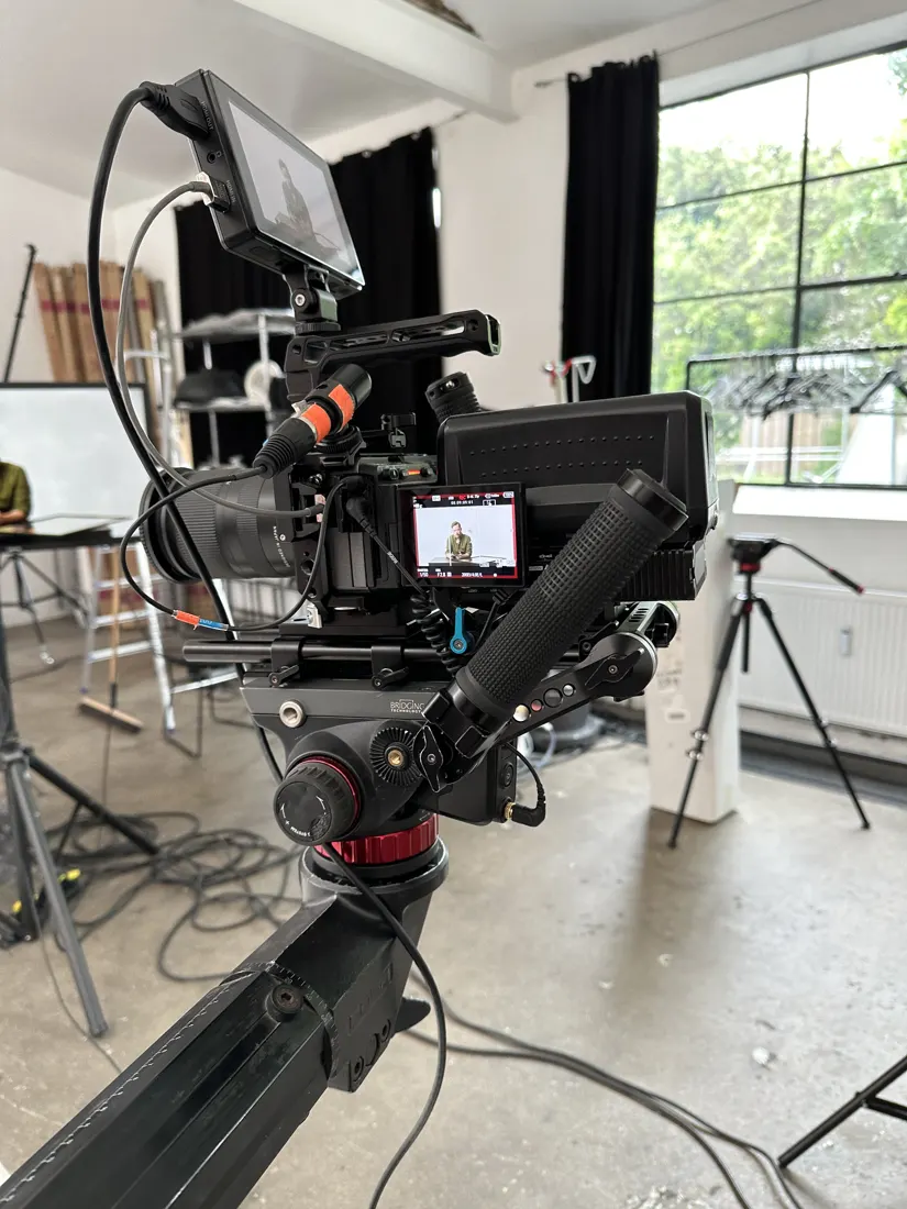 Kamera-rig i studiet